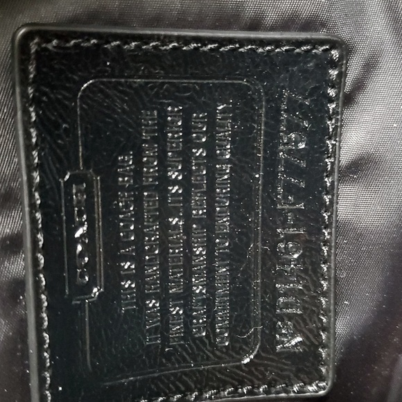 Coach Black Signature Travel Bag/Diaper Bag - Picture 9 of 15